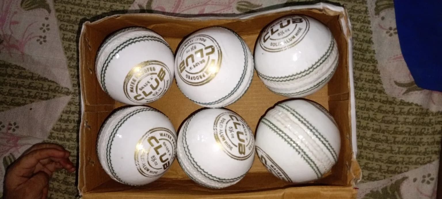 Premium Cricket Leather Ball  25-30 over — 2