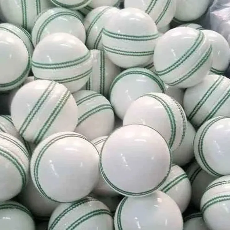 White leather ball — 3